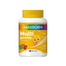 Carica l'immagine nel visualizzatore di Gallery, Massigen - Multi Gummy, Multivitaminico per Bambini 4-14 Anni, Vitamine Gommose con Vitamina A, C, E, D, B6, B12 e Acido