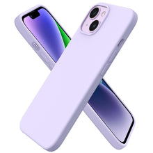 Carica l'immagine nel visualizzatore di Gallery, ORNARTO Cover per iPhone 14 Silicone,Antiurto,Lilla Pastello