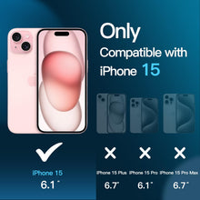 Carica l'immagine nel visualizzatore di Gallery, JETech Pellicola Protettiva per iPhone 15, 2 Pezzi