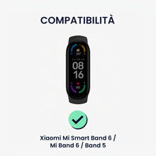 Carica l'immagine nel visualizzatore di Gallery, kwmobile 2x Cinturino TPU Silicone Fibbia Compatibile con Xiaomi Mi Smart Band 6 / Mi Band 6 / Band 5 Cinturino - Cintur