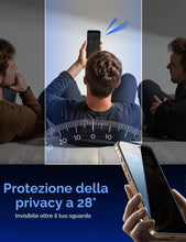Carica l'immagine nel visualizzatore di Gallery, MAGIC JOHN Privacy Pellicola Protettiva per iPhone 16 Pro/iPhone 17, Anti-Spy Vetro Temperato Film, Durezza 9H, Rimozion