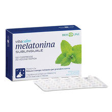 Carica l'immagine nel visualizzatore di Gallery, BIOS LINE VitaCalm Melatonina Sublinguale, Integratore alimentare per prendere sonno più velocemente, Integratore per do
