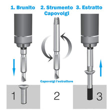 Carica l'immagine nel visualizzatore di Gallery, Diyife Estrattori Viti Danneggiate, [6 Pcs] Estrattore Viti