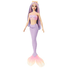 Carica l'immagine nel visualizzatore di Gallery, Barbie Sirena con Capelli Rosa e Lilla e Accessorio
