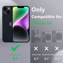 Carica l'immagine nel visualizzatore di Gallery, YLK Cover Magnetic per iPhone 14, Custodia Protettiva Completa con Magsafe,Traslucida Opaca Posteriore Sottile Antiurto 
