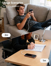 Carica l'immagine nel visualizzatore di Gallery, MAS CARNEY Cavo USB Type-C Ricarica [1M+2M/2.4A] 480Mbps, Cavetto USB-C