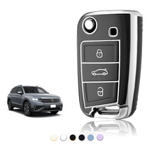 Carica l'immagine nel visualizzatore di Gallery, Cover Chiave Auto per VW Golf 7 Polo Tiguan T-Roc T-Cross Taigo
