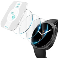 Carica l'immagine nel visualizzatore di Gallery, Misxi [3-Pezzi Pellicola in Vetro Temperato con Kit Allineamento Automatico, Compatibile con Samsung Galaxy Watch 9/8 40