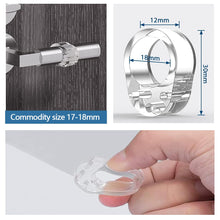 Carica l'immagine nel visualizzatore di Gallery, Fermaporte per maniglie in PVC fermaporta maniglia ferma finestra,10 pezzi porte interne ferma anello silicone ferma por