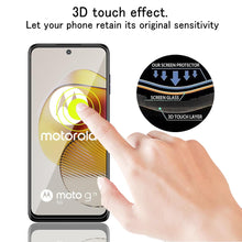 Carica l'immagine nel visualizzatore di Gallery, 3 Pezzi Vetro Temperato Dello Schermo Protector per Motorola Moto G14/G32/G54/G62/G64/G73/G84 6.5" Durezza 9H Anti Graff
