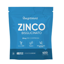 Carica l'immagine nel visualizzatore di Gallery, Zinco Integratore in 400 Compresse, Formula Vegana, 13 Mesi di Scorta