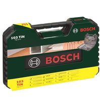 Carica l'immagine nel visualizzatore di Gallery, Bosch Set Da 103 Pezzi Di Punte E Bit V-Line In Titanio, Per Legno, Pietra E Metallo, Nero, 45.01 x 40.01 x 24.99 cm, 1.