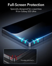 Carica l'immagine nel visualizzatore di Gallery, ESR 3 Pezzi Pellicola Vetro per Samsung Galaxy S25 Ultra, Armorite