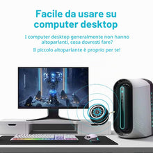 Carica l'immagine nel visualizzatore di Gallery, Mini Altoparlante Portatile, Mini Altoparlante con Jack da 3,5 mm, Casse Portatili Line-In per Smartphone/Tablet/Lettore