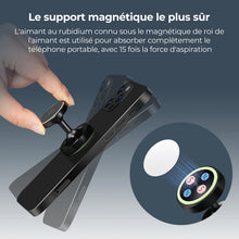 Carica l'immagine nel visualizzatore di Gallery, Vinabo Supporto Magnetico Telefono Auto, 2 Pezzi, 360°, Lega di Alluminio
