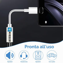 Carica l'immagine nel visualizzatore di Gallery, 2 Pezzi Adattatore USB C A Jack 3,5mm, Cavo Aux Dongle Type C, Con DAC Chip Per Laptop Tablet Smartphone, Convertitore A