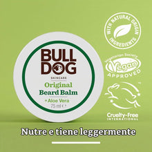 Carica l'immagine nel visualizzatore di Gallery, BULLDOG SKINCARE ORIGINAL, balsamo barba uomo, con aloe vera, 75 ml