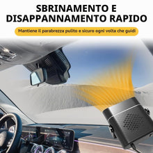 Carica l'immagine nel visualizzatore di Gallery, Riscaldatore per auto, riscaldatore/sbrinatore per auto da 120 W, ventilatore per auto 2 in 1 con funzione di riscaldame