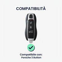 Carica l'immagine nel visualizzatore di Gallery, kwmobile Cover copri-chiave compatibile con Porsche 3 Tasti (Keyless) - Guscio protettivo chiavi auto - copertina in pla