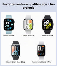 Carica l'immagine nel visualizzatore di Gallery, MoKo Cinturino per Xiaomi Redmi Watch 6/Active/Lite/5/4/Smart Band 10-8 Pro