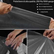 Carica l'immagine nel visualizzatore di Gallery, Telo e serra Trasparente 2 x 6m, Protettivo Addensare Resistente agli Strappi, Protezione UV 5, Tela Plastica