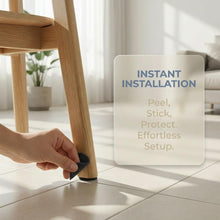 Carica l'immagine nel visualizzatore di Gallery, Feltrini Autoadesivi per Mobili Pesanti – Set da 10 Fogli 20×16 cm Spessore 4 mm – Feltro Nero Ritagliabile, Antiscivolo