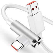 Carica l'immagine nel visualizzatore di Gallery, ACAGET Cavo USB C 1,8M Ricarica 120W 6A 90 Gradi per Xiaomi 17T 15T 14T Pro