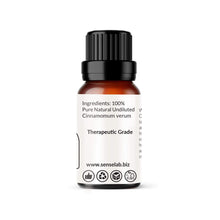 Carica l'immagine nel visualizzatore di Gallery, SenseLAB Olio essenziale di Cannella - Olio di Cannella Terapeutico Naturale e Puro al 100% per Diffusore di Aromaterapi