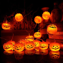 Carica l'immagine nel visualizzatore di Gallery, Zucca di Luci Stringa Halloween 3Meters 20 LED Lanterna Zucca Stringa per Feste Halloween