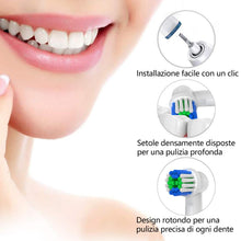 Carica l'immagine nel visualizzatore di Gallery, Genkent Testine Compatibili Braun Oral-B Spazzolino Elettrico, 20 Pezzi