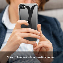 Carica l'immagine nel visualizzatore di Gallery, Cover per iPhone 7/8/SE 2020/2022+[2× Pellicola Protettiva in Vetro Temperato], Custodia in Trasparente Silicone TPU Mor