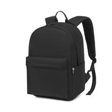 Carica l'immagine nel visualizzatore di Gallery, KONO Zaino casual, zaino scuola leggero 15,4 pollici Laptop Bag per viaggi lavoro scuola affari sport (Nero)