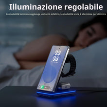 Carica l'immagine nel visualizzatore di Gallery, Caricatore Wireless Per Samsung, 3 in 1 Samsung S26 Ultra Wireless Charger, Stazione di Ricarica Per Samsung S25 Ultra/S