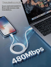 Carica l'immagine nel visualizzatore di Gallery, MAS CARNEY 60W Cavo USB Type-C, [1M/PD] Cavo USB C Ricarica Rapida - Bianco