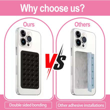 Carica l'immagine nel visualizzatore di Gallery, 4 Pezzi Ventosa Per Cellulare, Nero/Bianco/Rosa Chiaro/Fuxia, In Silicone, Standard, Per Selfie/Video/Ricarica