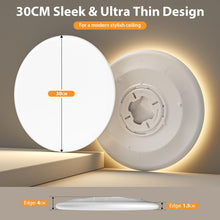 Carica l'immagine nel visualizzatore di Gallery, Plafoniera LED 30CM 24W Lampada da Soffitto IP54