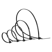 Carica l'immagine nel visualizzatore di Gallery, Amazon Basics Fascette stringicavo regolabili, per la gestione di cavi, 100/120/150/200/300 mm, 500 unità, confezione da