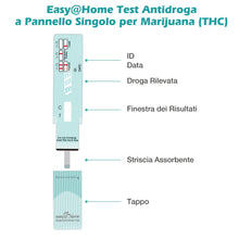 Carica l'immagine nel visualizzatore di Gallery, easy@Home 10 Test Antidroga Urine Marijuana THC, EDTH-114