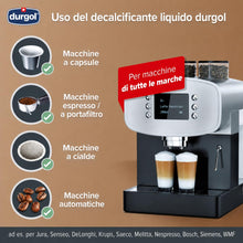 Carica l'immagine nel visualizzatore di Gallery, durgol swiss espresso - Decalcificante Professionale - Per tutte le marche di caffettiere - Pulizia facile: senza attesa