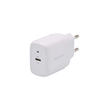 Carica l'immagine nel visualizzatore di Gallery, Amazon Basics Caricatore da parete con 1 porta, USB C ,da 20 W, non-GaN, spina del europea, Bianco, 2.76 x 8.3 x 4.39 cm