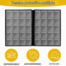 Carica l'immagine nel visualizzatore di Gallery, Vicloon Album per Monete da 200 Tasche, Libro per Collezionare Monete con 10 Pagine, Portamonete Con Tasche 45x45mm per 