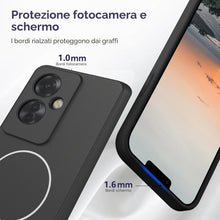 Carica l'immagine nel visualizzatore di Gallery, WBWONE Cover in Silicone Liquido per OPPO Reno 11F (Reno11 F) 5G, Custodia Magnetica con MagSafe, Paraurti Protettivo, S