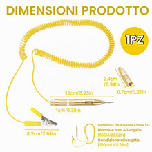Carica l'immagine nel visualizzatore di Gallery, Penna Testa Tensione per Veicoli | Tester Tensione DC 6V 12V 24V | Tester Elettrico | Tester Fusibile Auto | Penna Teste