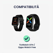 Carica l'immagine nel visualizzatore di Gallery, kwmobile Cavo Caricabatterie Compatibile con Ticwatch GTH/Oppo Watch Free Cavo - Carica Batterie USB Smartwatch - Cavett