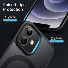 Carica l'immagine nel visualizzatore di Gallery, JETech Cover Magnetica Opaca per iPhone 12/12 Pro, Nero