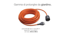 Carica l'immagine nel visualizzatore di Gallery, Vimar 0R32394 Prolunga Elettrica Universale Con Cavo Da 20M, 21 X 21 X 8 Cm, Arancione