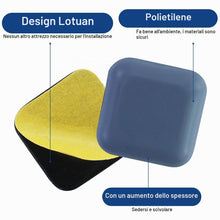 Carica l'immagine nel visualizzatore di Gallery, 26 Pezzi Piedini Mobili Autoadesivo in Teflon,Teflon Mobili Quadrate Elettrodomestici,Mobili in PTFE Scivoli Adesivi Sed