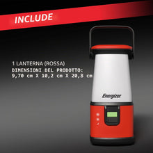 Carica l'immagine nel visualizzatore di Gallery, Energizer Lampada Campeggio LED 360 PRO, IPX4 Resistente Acqua Luce Tenda