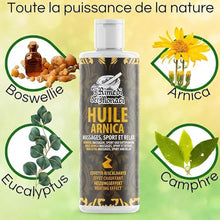 Carica l'immagine nel visualizzatore di Gallery, Olio Arnica e Canfora Effetto Caldo, Olio Massaggio Professionale 250 ml Canforato, Effetto Riscaldante e Rilassante per