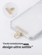 Carica l'immagine nel visualizzatore di Gallery, Toppa Per Cordino Cellulare Metallo, Toppa In Metallo, Toppa Universale Per Cordino Per Cellulare Senza Adesivo, Ricambi